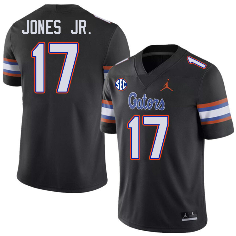 Florida Gators #17 Tramell Jones Jr. College Football Jerseys Stitched-Black